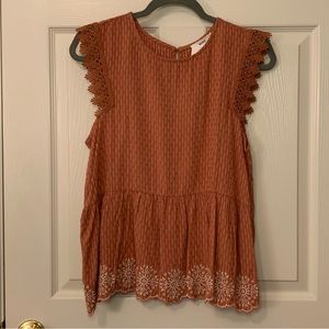 Burnt Orange Top - Women’s Large